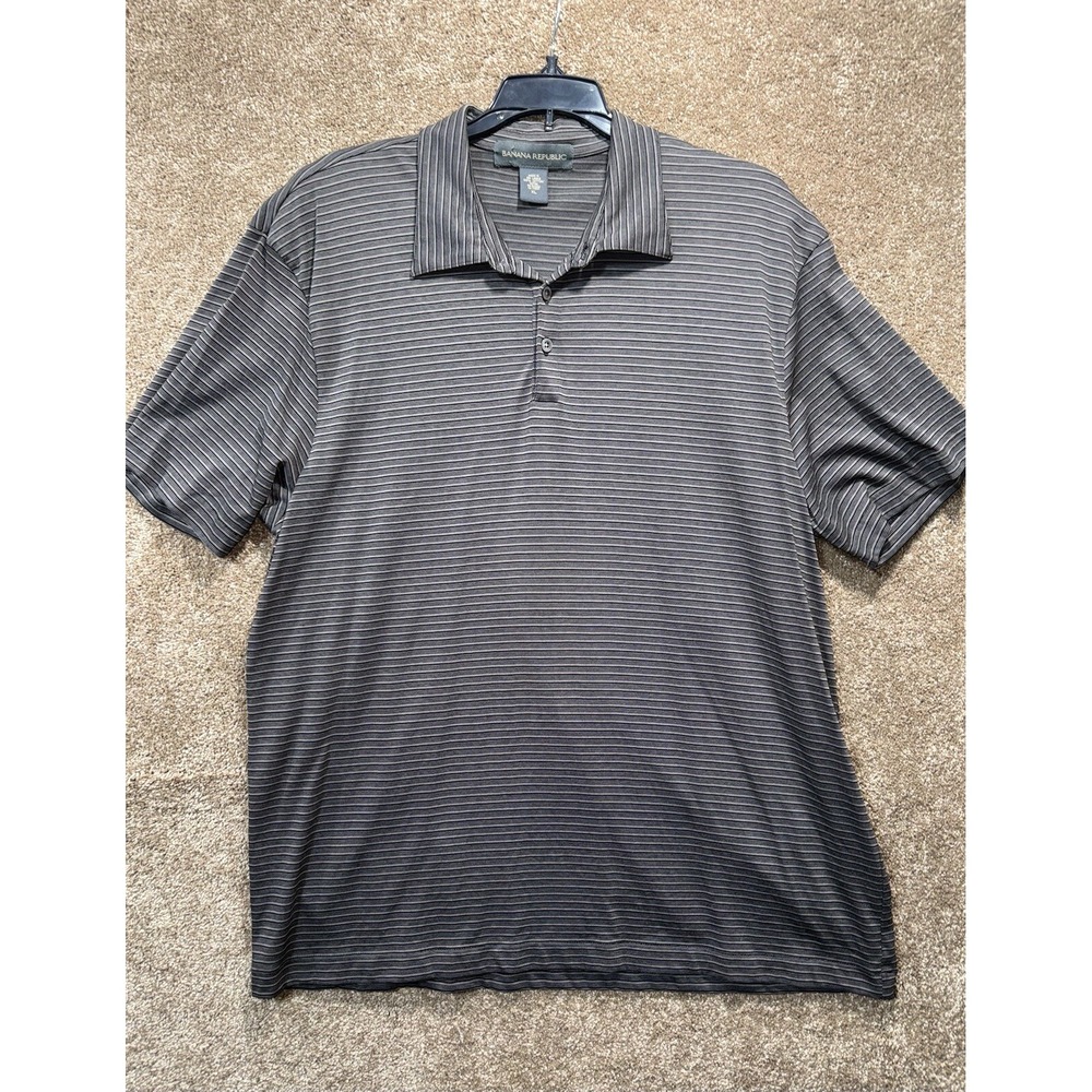 Men's Banana Republic Polo - Size XL - Lightweight - Striped